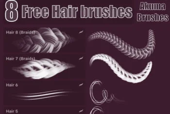 Pt3 Hair Set Procreate Brushes