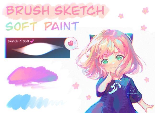 Sketch Soft Paint Procreate Brush