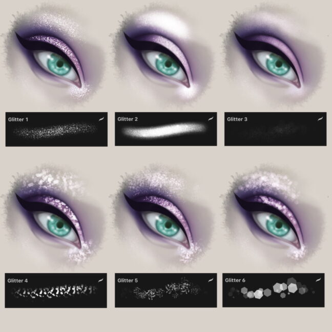 stars glitter procreate brushes 1 Stars & Glitter Procreate Brushes