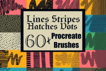 Stripes Lines Hatches Dots Brushes