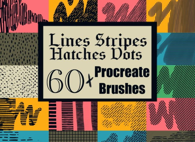 Stripes Lines Hatches Dots Brushes
