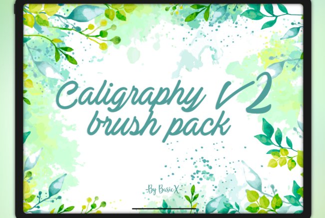 Calligraphy v2 Procreate Brushes