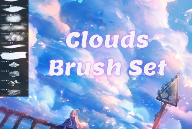 Clouds Procreate Brush Set