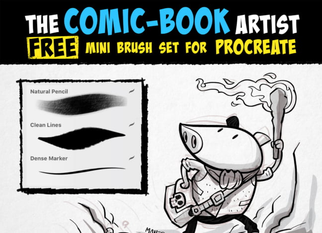 Comic Book Artist Procreate Brushes