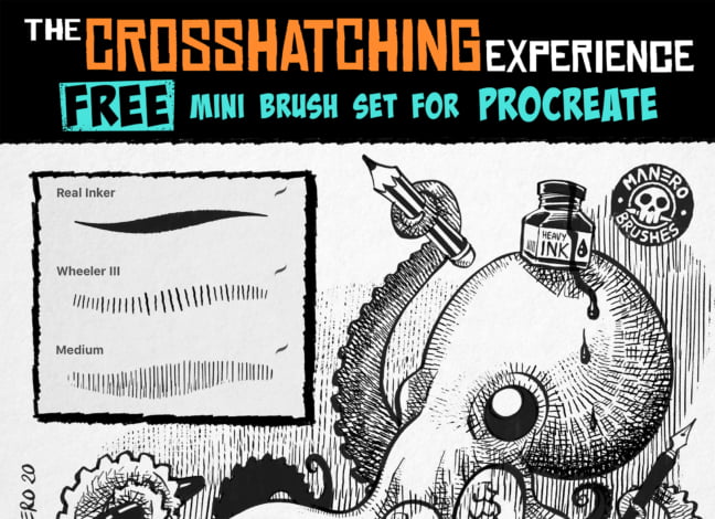 Crosshatching Experience Brush Set