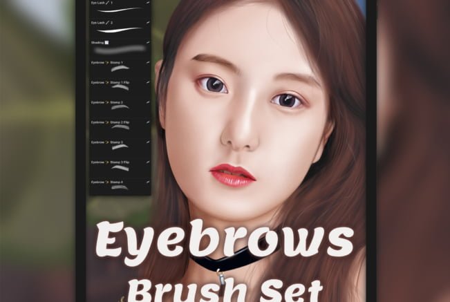 Eyebrows Procreate Brush Set