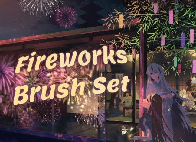 Fireworks Procreate Brush Set