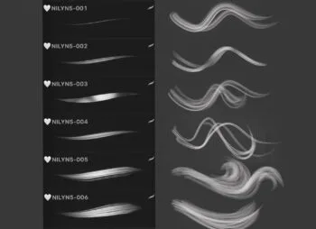 Soft Hair Procreate Brushes