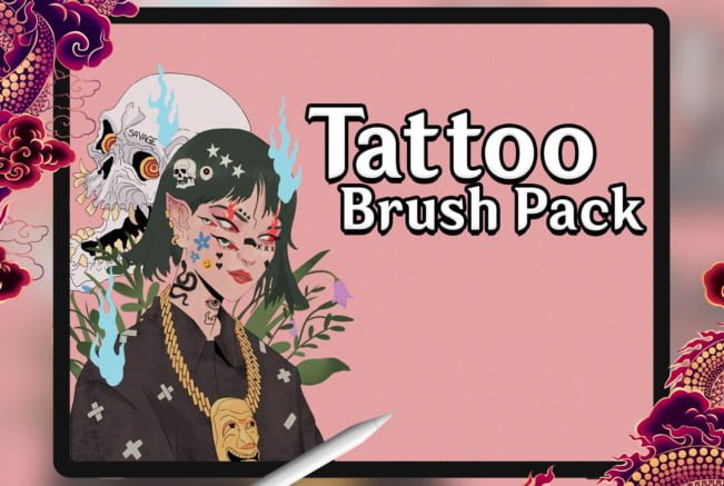 Tattoo Procreate Brushes