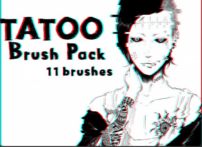 Tattoo Stamps Procreate Brushes