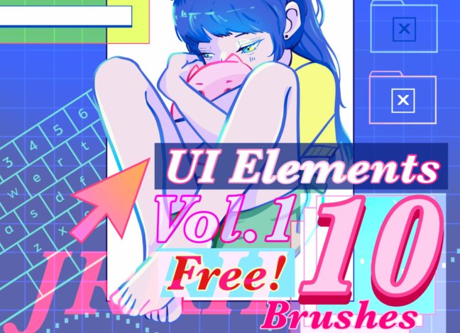 UI Elements Procreate Brushes