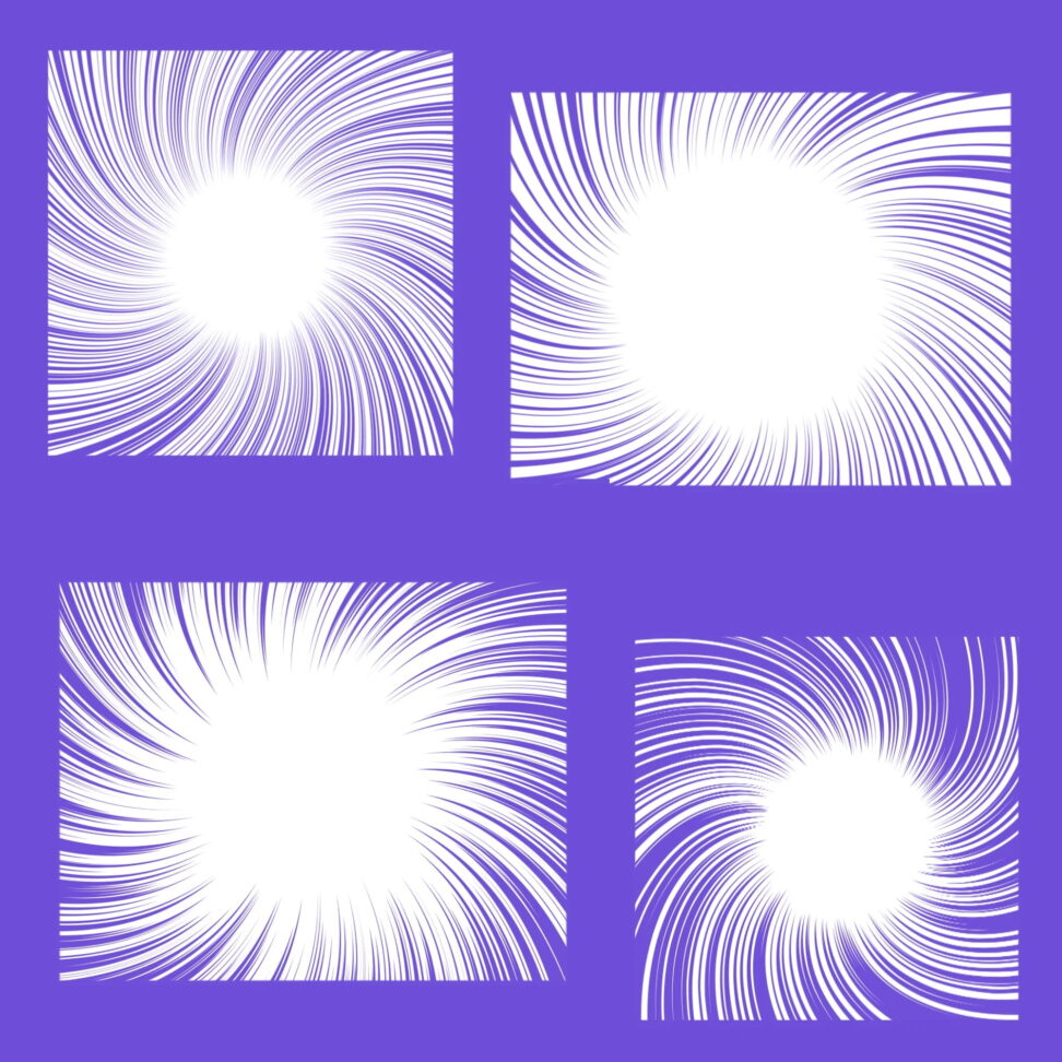 Webtoon Speed Lines Procreate Brushes - GraphicsBunker