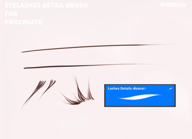 eyelashes details brush tutorial 1 Eyelashes Details Brush + Tutorial