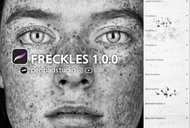 Freckles Procreate Brushes