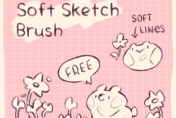 Soft Sketch Procreate Brush