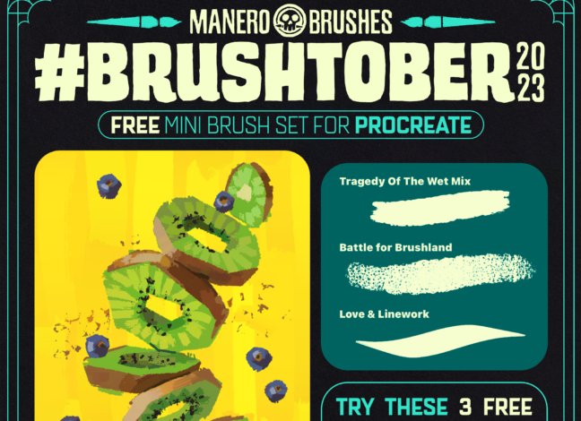 Brushtober 2023 Mini Brush Set