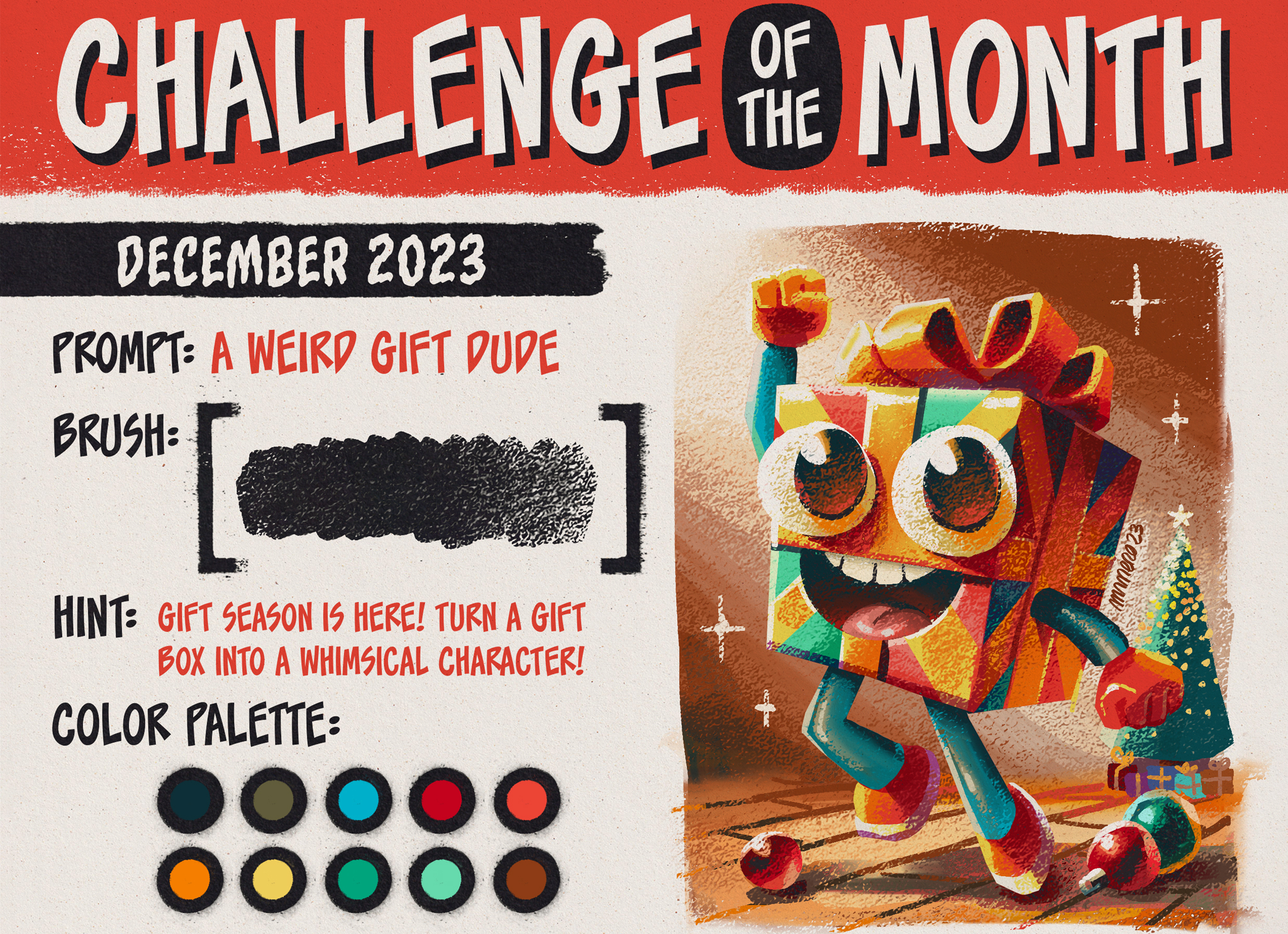 Christmas Challenge: December 2023 - GraphicsBunker