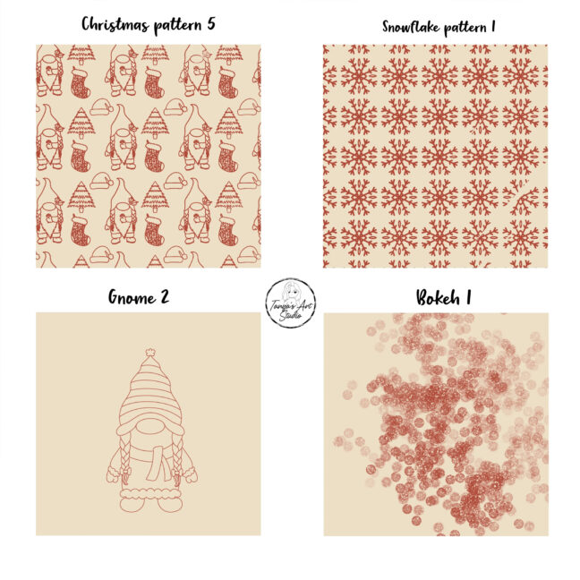 Christmas Procreate Brush Pack