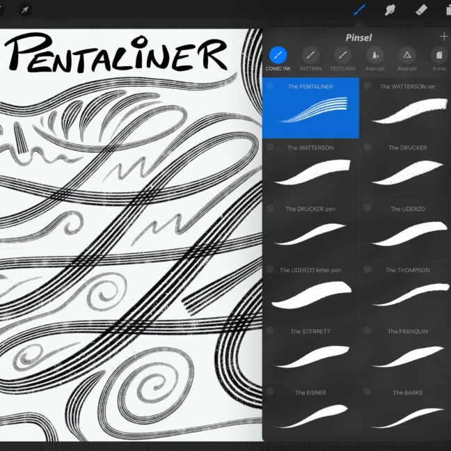 comic ink brushes 5 Comic Ink Brushes