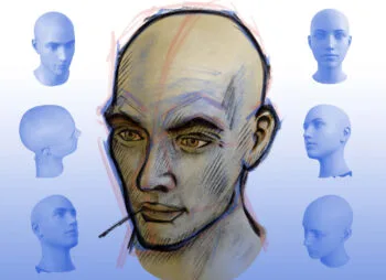 Head Template Procreate Brushes