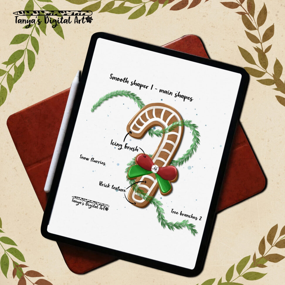 Mega Christmas Procreate Brushes - GraphicsBunker