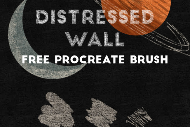 Distressed Wall Procreate Brush