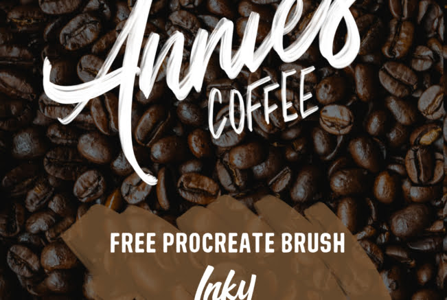 Smooth Coffee Procreate Brush
