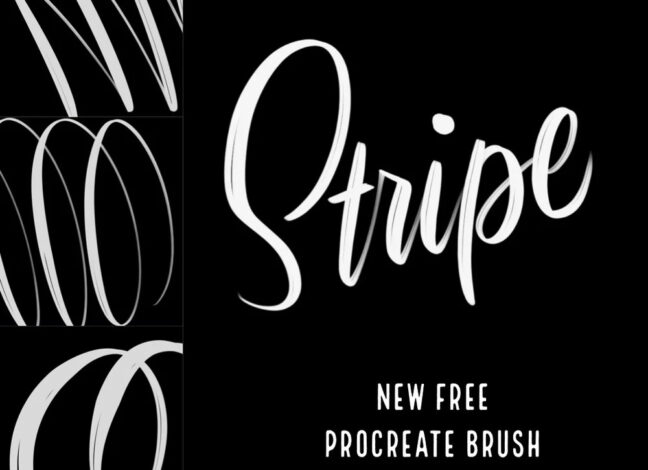 Stripe Procreate Brush