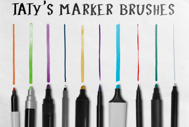 Dry Marker Procreate Brushes