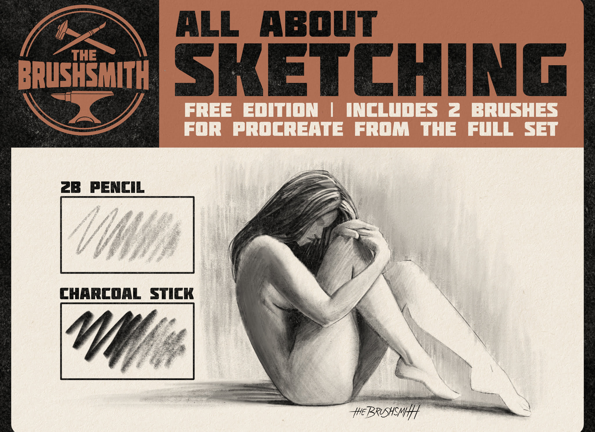 sketching procreate brush set