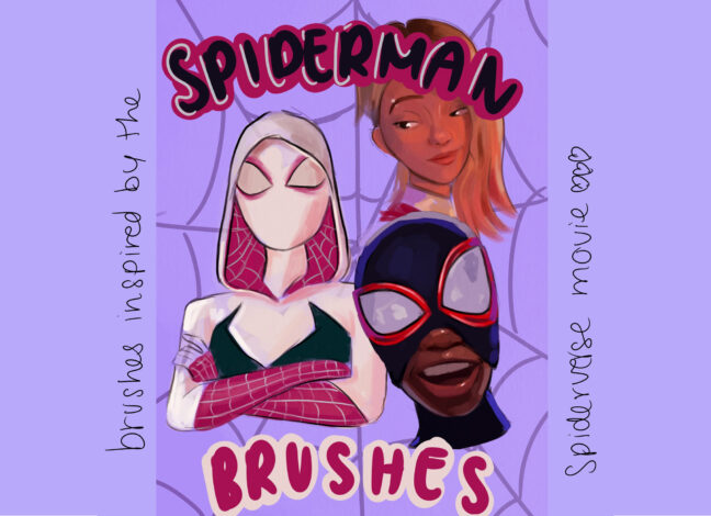 Spiderman Procreate Brushes