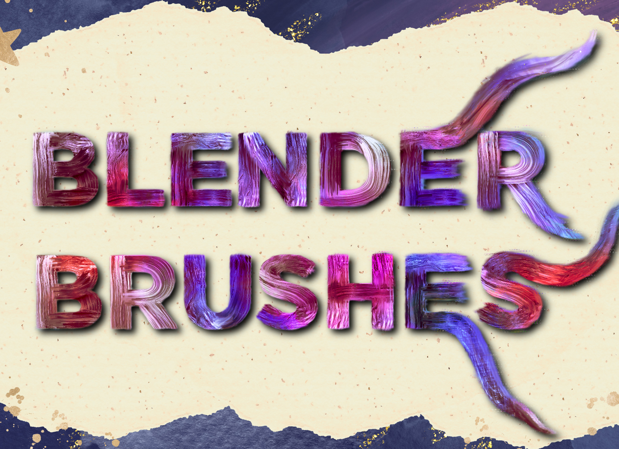 Blender Procreate Brush Set GraphicsBunker