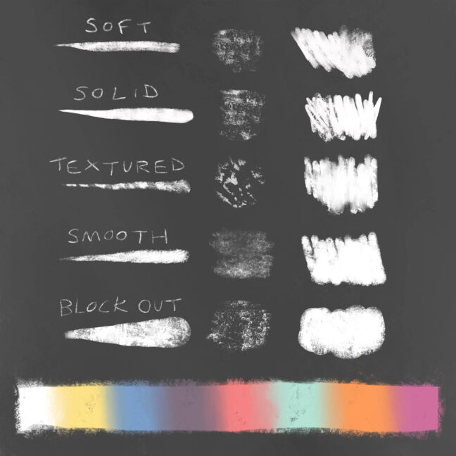 Chalk Procreate Brushes