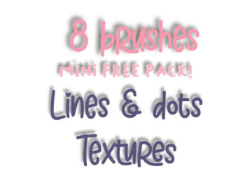 Lines Dots Textures Procreate Brushes