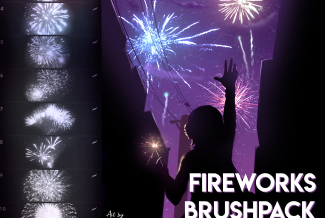 Fireworks Brushes for Procreate