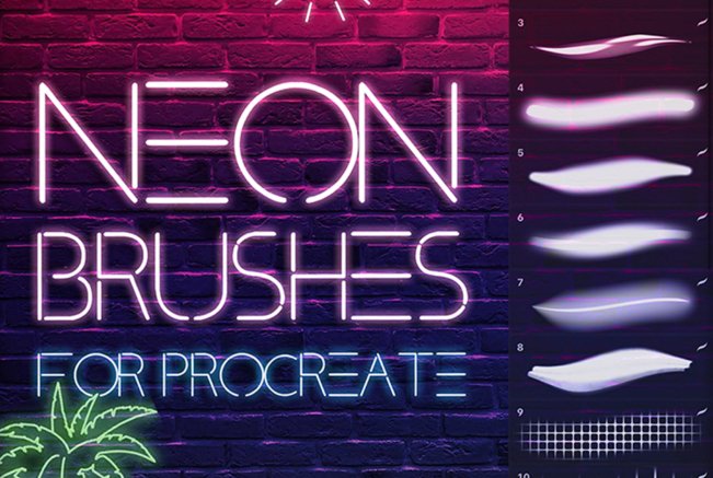 Neon Brushes for Procreate