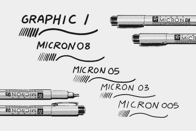 Real Microns Brush Set