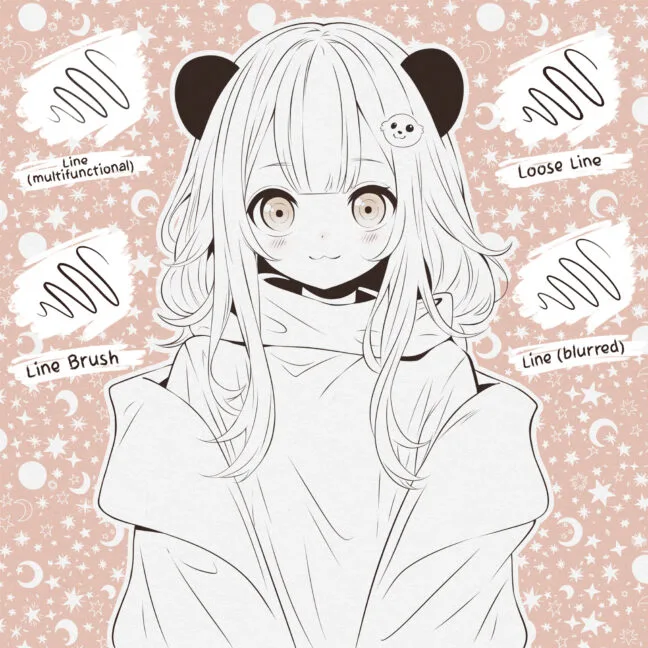 soft lineart brushes procreate 1 Soft Lineart Brushes Procreate