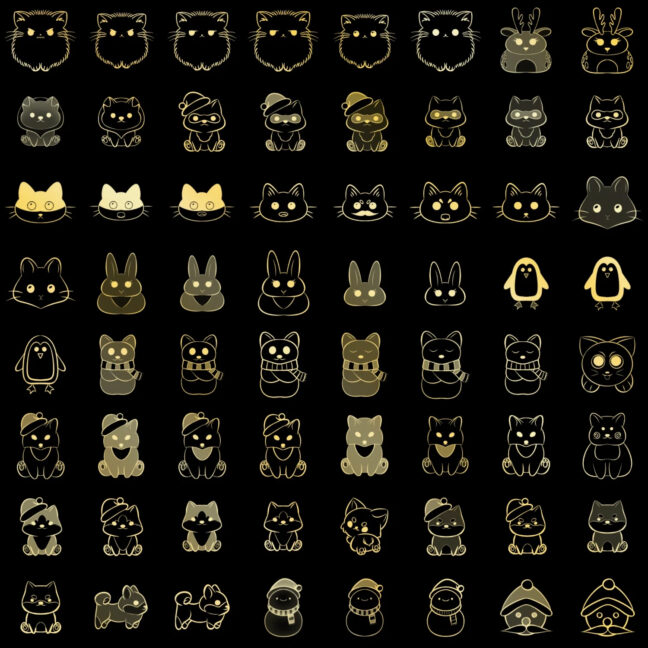 kawaii procreate stamps brushes 2 Kawaii Procreate Stamps Brushes