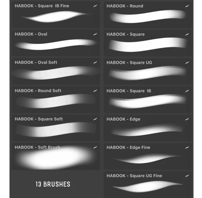paint brushes for procreate 1 Paint Brushes for Procreate