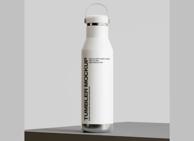 standing tumbler mockup Standing Tumbler Mockup