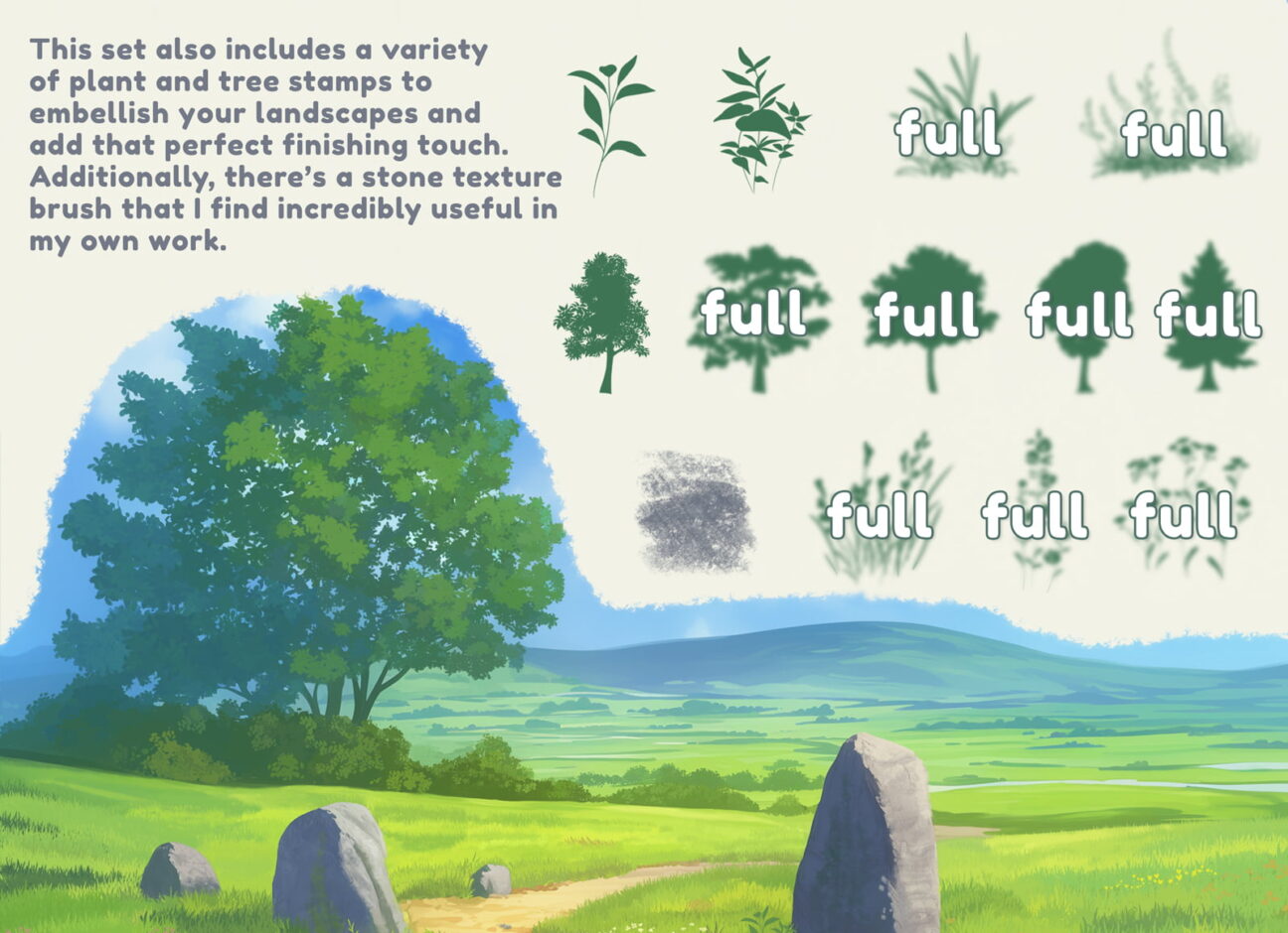 Ghibli Style Brushes For Procreate Graphicsbunker