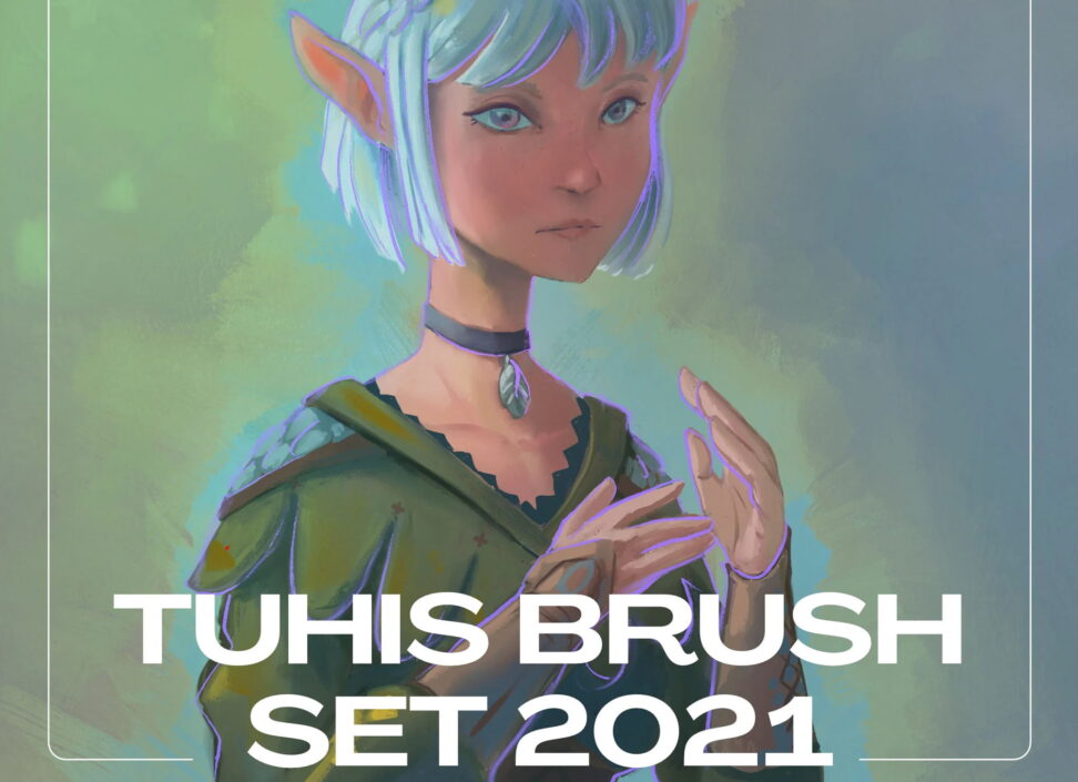 Tuhis Brush Set 2021 For Procreate - GraphicsBunker