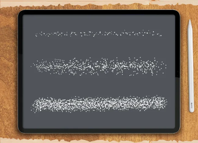 Stipple Brushes for Procreate