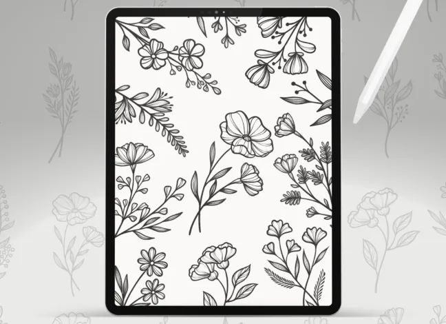 Botanical Procreate Brush Stamps