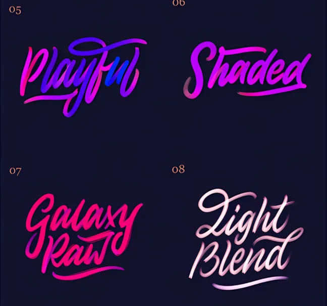 Lettering Brushes for Procreate