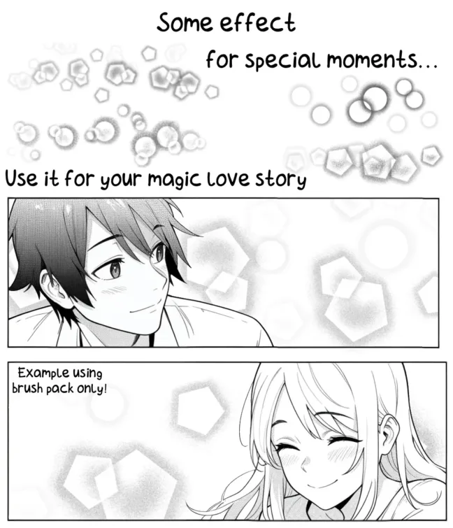 manga brush pack for procreate 3 Manga Brush Pack for Procreate