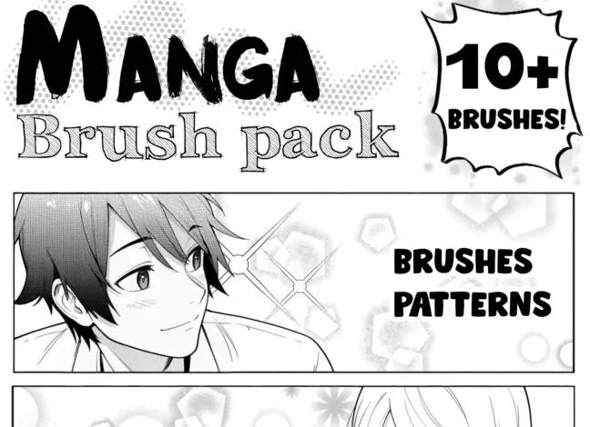 Manga Brush Pack for Procreate