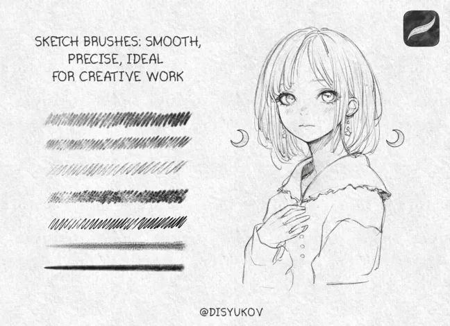 retro pencil procreate brushes 4 Retro Pencil Procreate Brushes