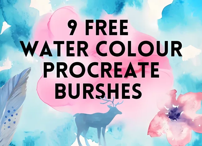 Watercolor Brush Set Procreate